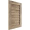Ekena Millwork Timberthane Sandblasted Vertical Faux Wood Non-Functional Gable Vent, Primed Tan, 32"W x 33"H GVURVE32X33DSDPR - alternate 3